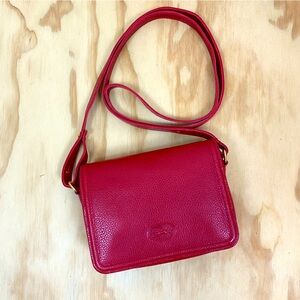 Longchamp Red Crossbody Bag